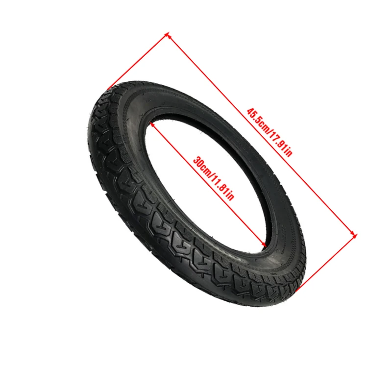 Universal 16 Inch 16x3.0 Bicycle Tire and Tube Combo for Electric Bike and Regular Bike Accessories