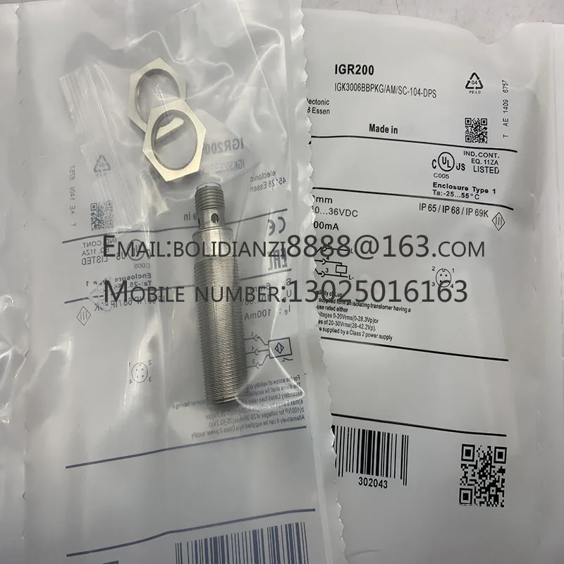 Novo sensor de proximidade IGR200 IGR202 em estoque