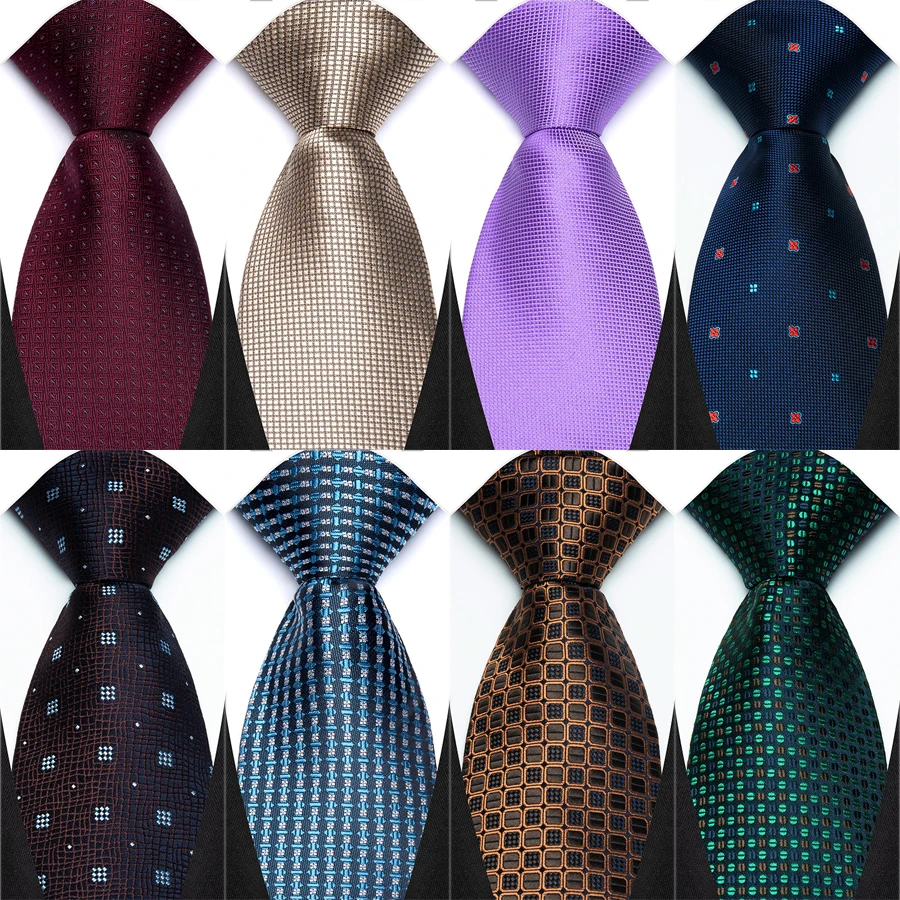 Klassische Herren- und Damen-Krawatte, bunt, 8 cm, Polyester, gepunktet, Hochzeitskrawatte, formelle Business-Party-Krawatte, Accessoires, Geschenk