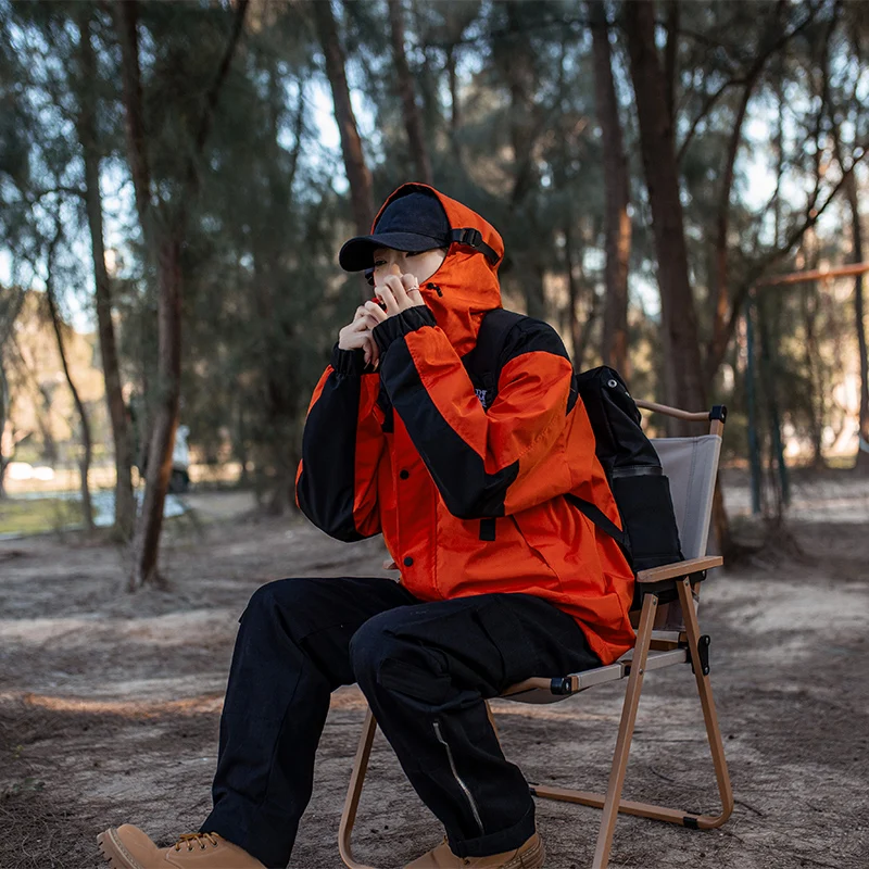 North Face-traje de correr para hombre y mujer, prenda fina a prueba de viento, impermeable, para montañismo, para primavera y otoño