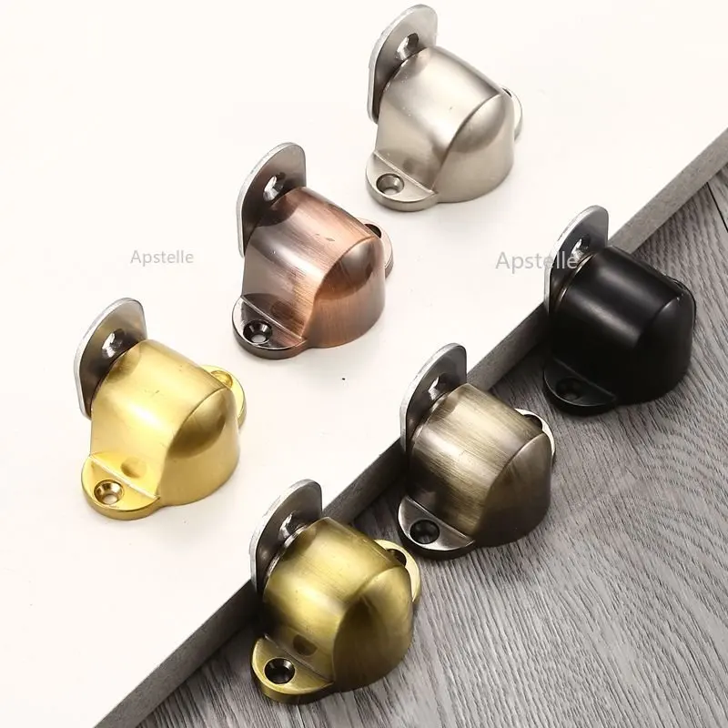 

Magnetic Door Stopper Bathroom Bedroom Door Stop with Screw Zinc Alloy Punch-free Ground Suction Door Suction Strong