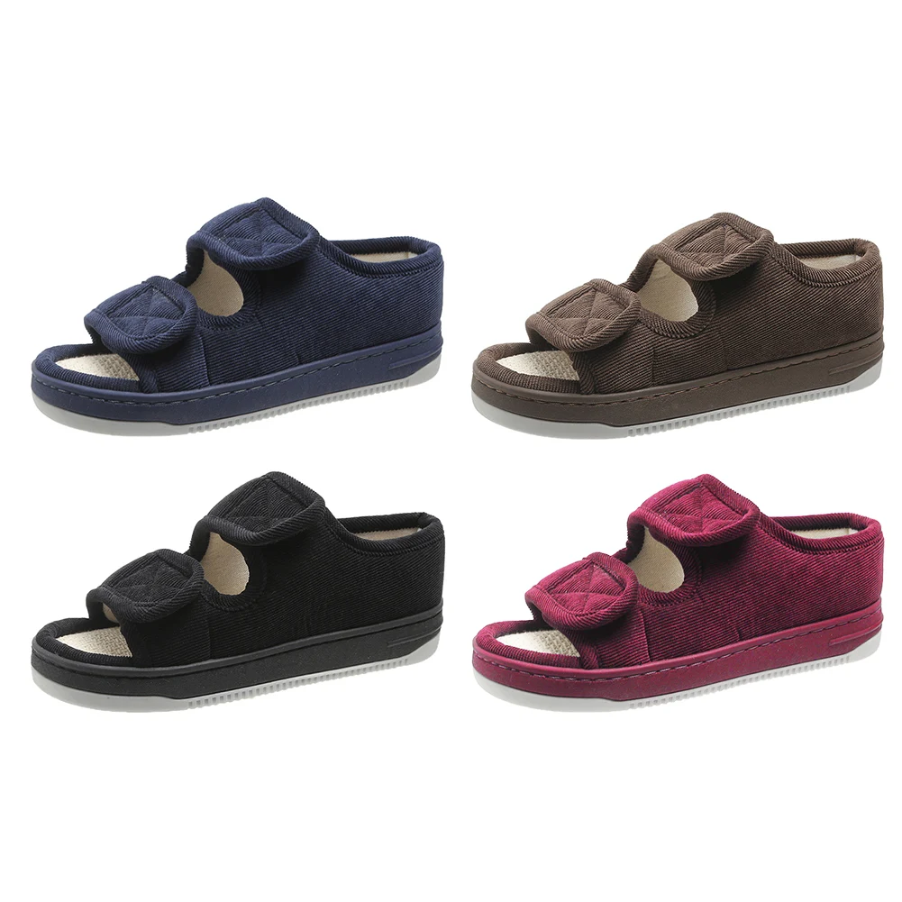 

Diabetic Sandals Adjustable Open Toe Diabetic Shoes Orthopedic Footwear Breathable Walking Sandals for Women Men