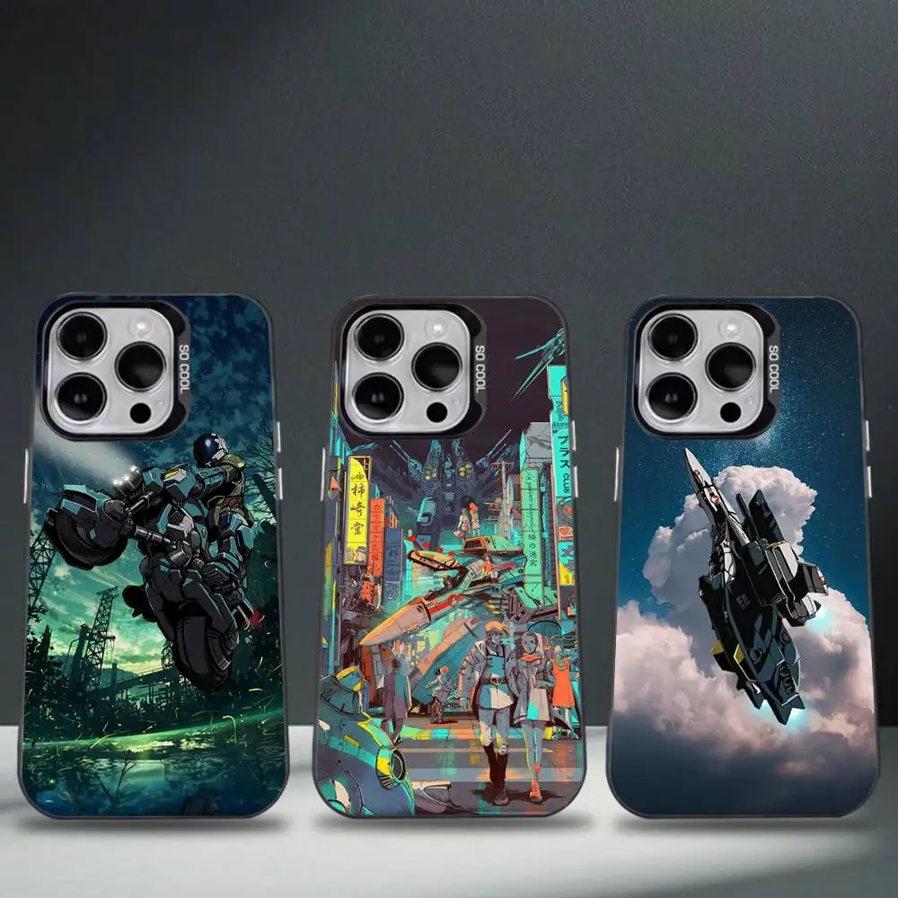 

R-Roboteches M-Macross (1) Phone Case For iPhone 17,16,15,14,13,12,11,Pro,Max,Plus,E,Air,Mini Black Tpu Cover