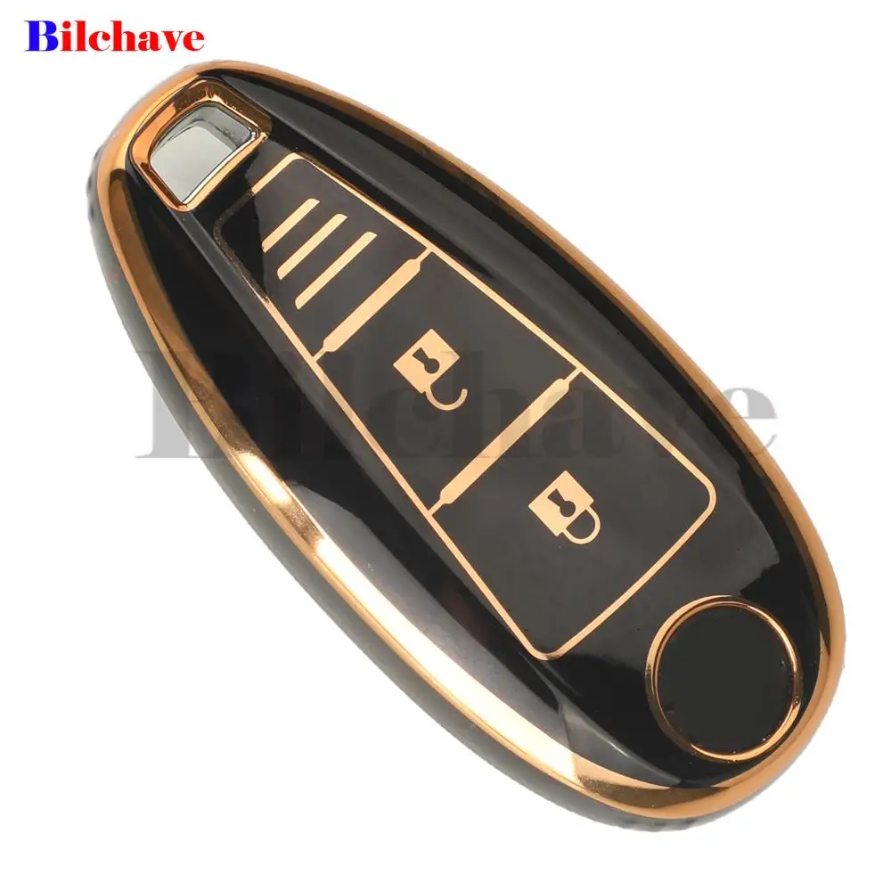 เคสกุญแจรีโมทรถยนต์ TPU ยี่ห้อ Jingyuqin สำหรับ Suzuki Baleno Ertiga Ciaz Ignis Kizashi Swift SX4 S-cross Vitara อุปกรณ์เสริม