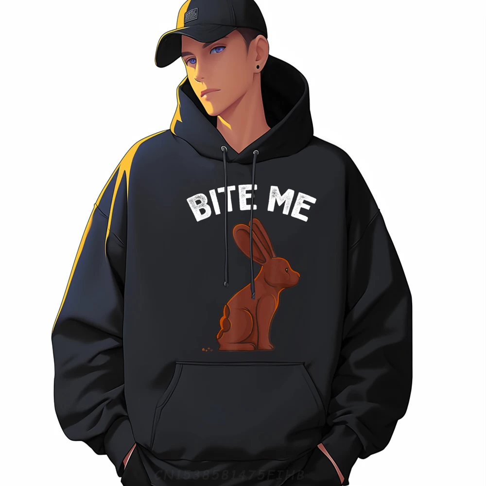 

Graphic Mens Hoodies Bunny Funny Joke Meme Family Sweatshirt Long Sleeve Slogan Hoodies Crew Neck