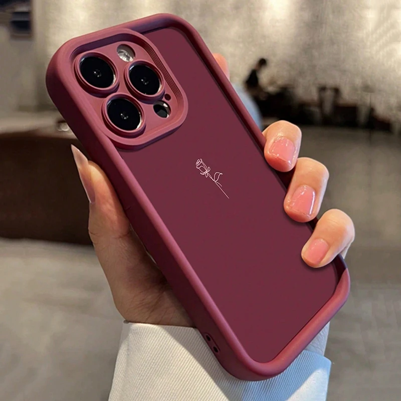 حافظة لهاتف آيفون 17 برو ماكس XS X XR 16E 14 15 16 7 8 Plus 13 12 11 17 Air SE2 حافظة ناعمة