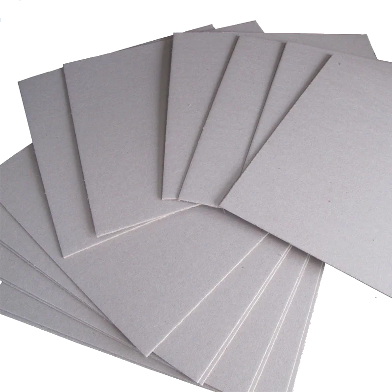 Double sided gray cardboard DIY handmade packaging pad paper