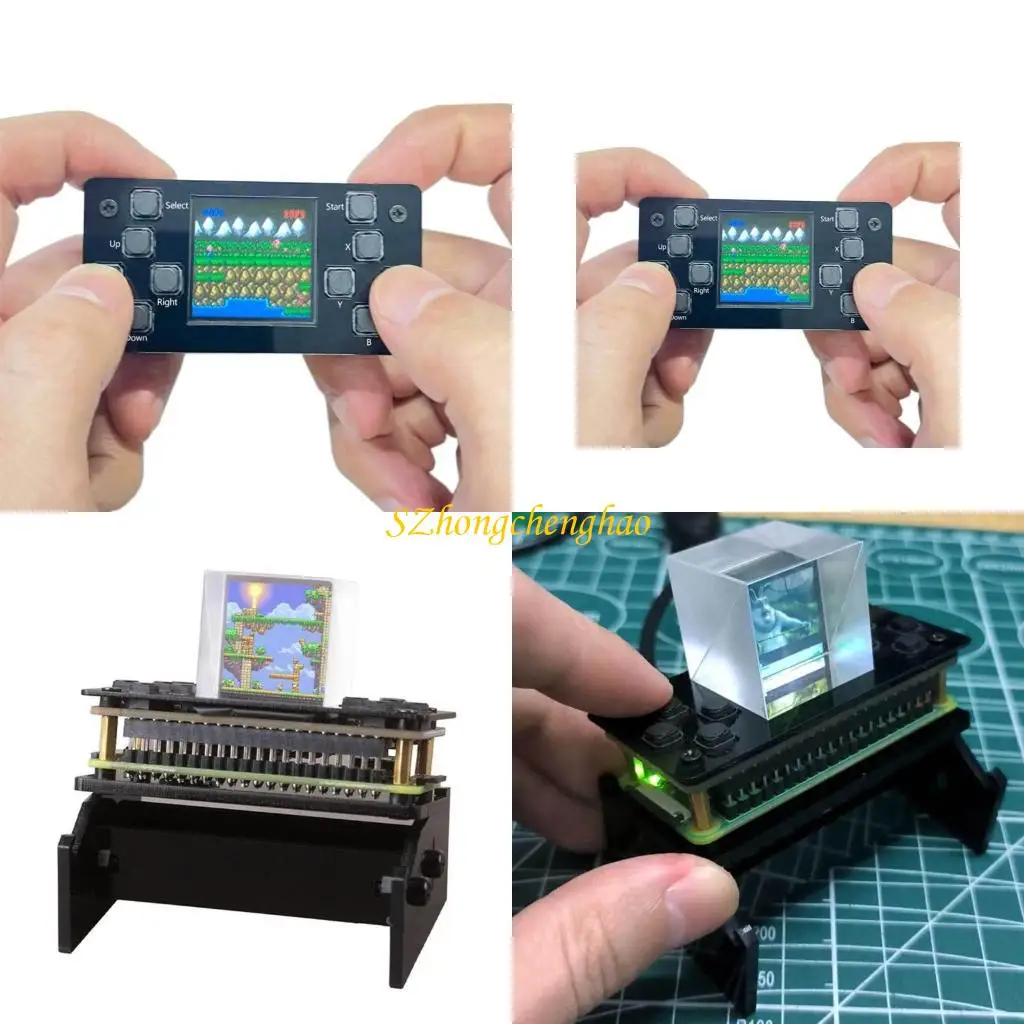 

GamePi13 Refractive Screen Handheld Gaming Console 1.3Inch LCD Prism Display 601D