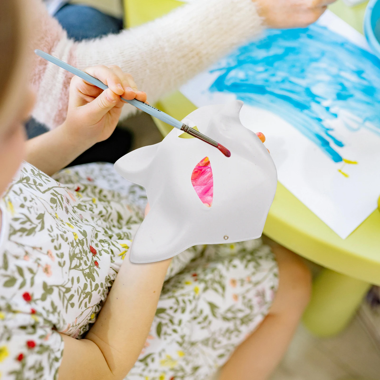 

3Sets Cat Face Mask Unfinished Paintable Masquerade Party Decor Craft Kit Blank Mask Unfinished Cat Blank Masquerade