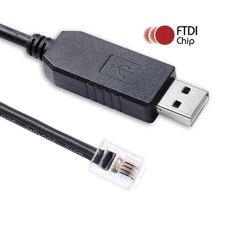 

FTDI USB RS232 Serial to RJ11 6P4C Prograaming Cable for Applied Motion Step Motor Drives ST5 ST10 STM23Q