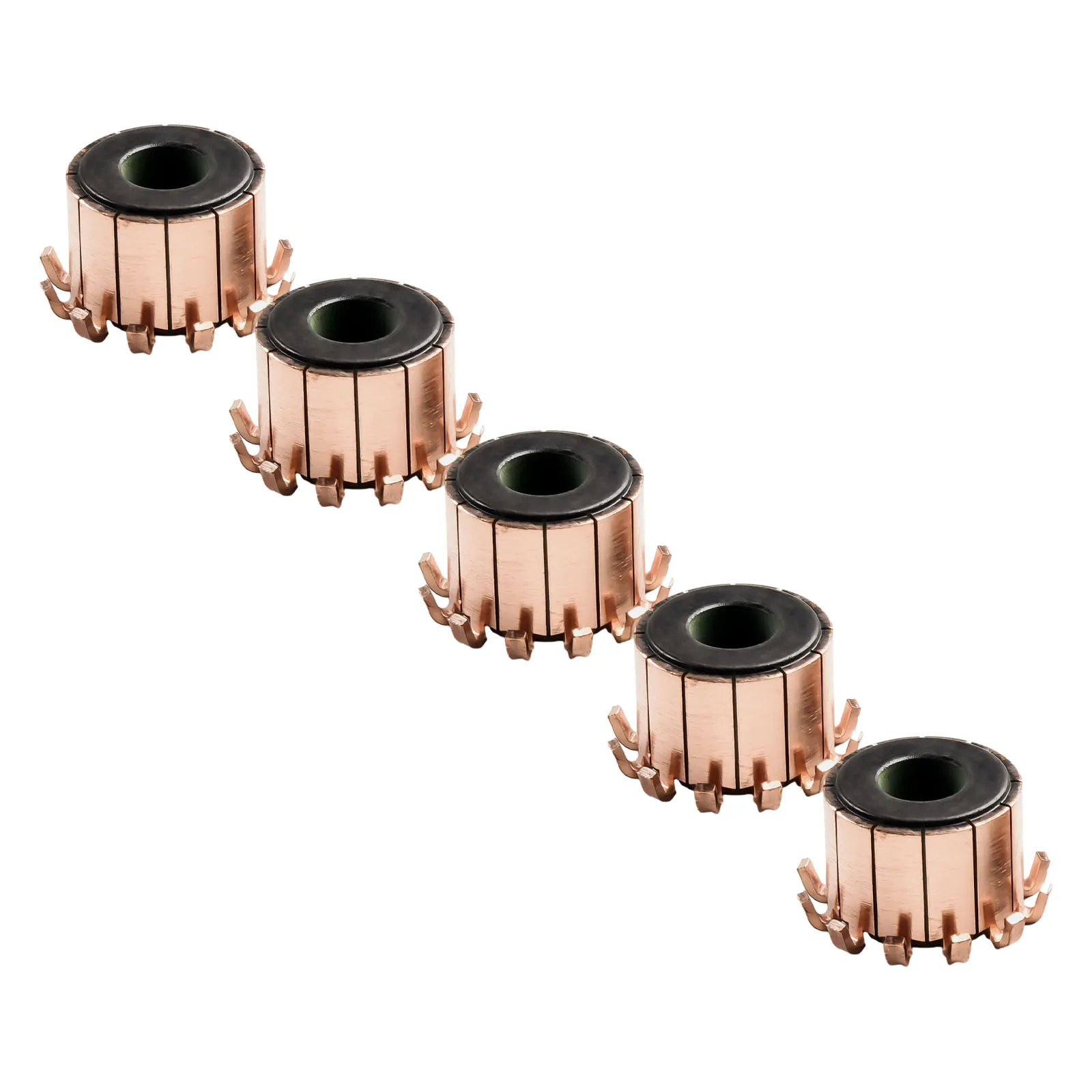 Essential Accessory for Smooth and Efficient Motor Operation 12P Teeth Copper Hook Type Commutator (23x10x17(18)mm)