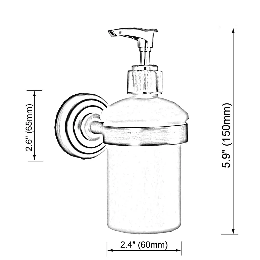 Imagem -03 - Dispensador de Sabão Líquido para Pia de Banheiro Dispensador de Latão Antigo para Loção com Suporte para Armazenamento de Garrafa para Cozinha Zba814