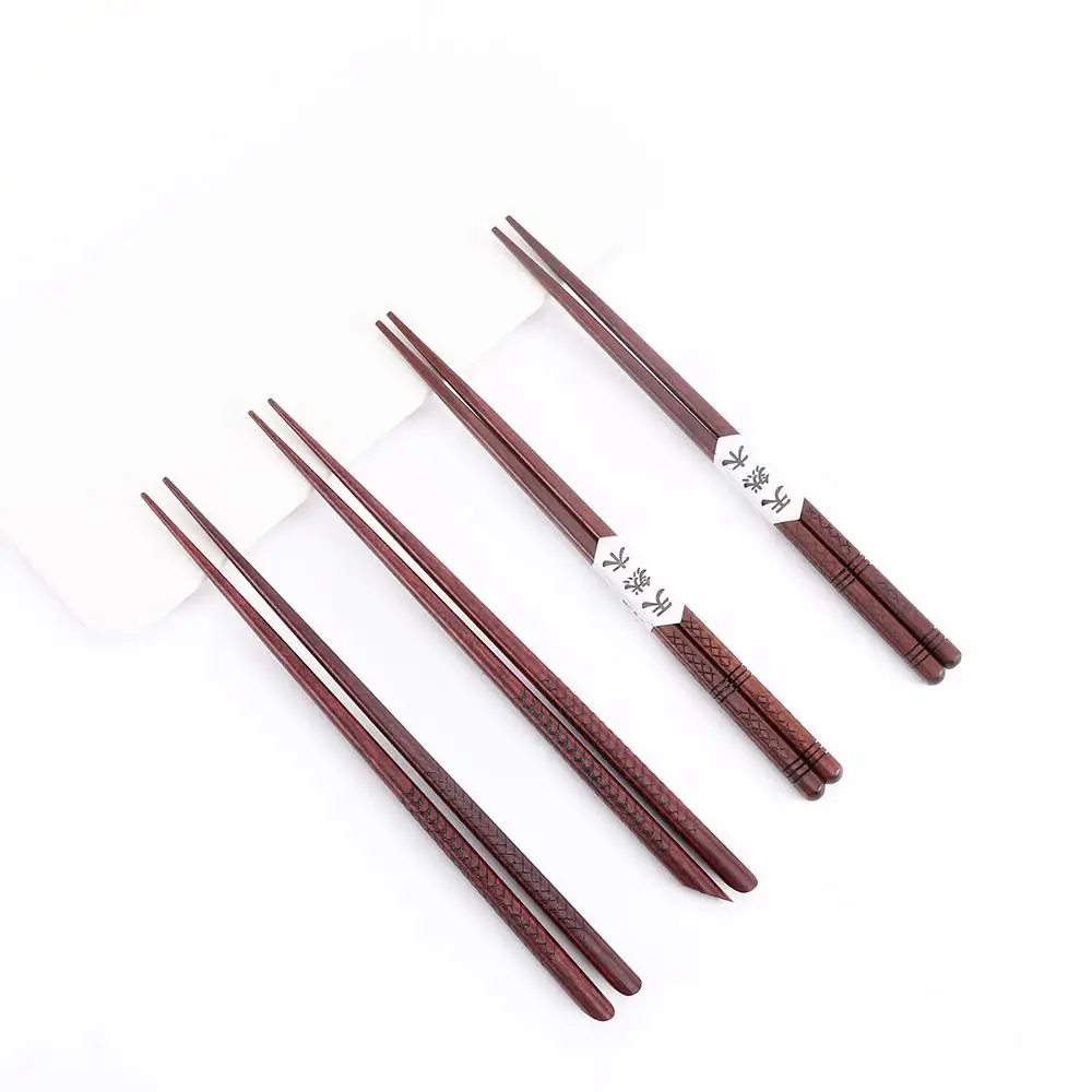 Durable High-quality Home Wood Cooking Kitchen Tools Restaurant Wooden Chopsticks Tableware Sushi Chopsticks Dinnerware