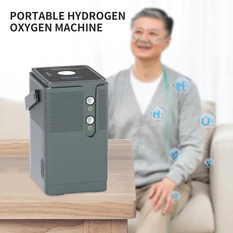 450 ml/min Wasserstoffgenerator H2-Therapiegerät Tragbares Wasserstoffinhalationsgerät Wasserstoff-PEM-Elektrolyseur