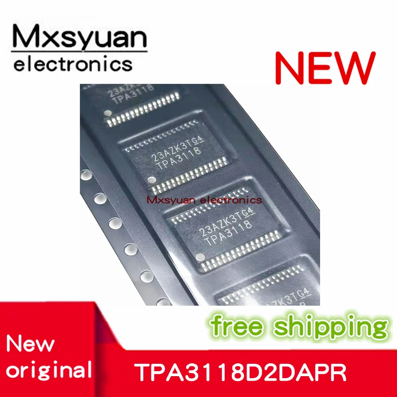 10PCS~100PCS/LOT TPA3118D2DAPR TPA3118D2DAP TPA3118 HTSSOP32 Mxsyuan New original