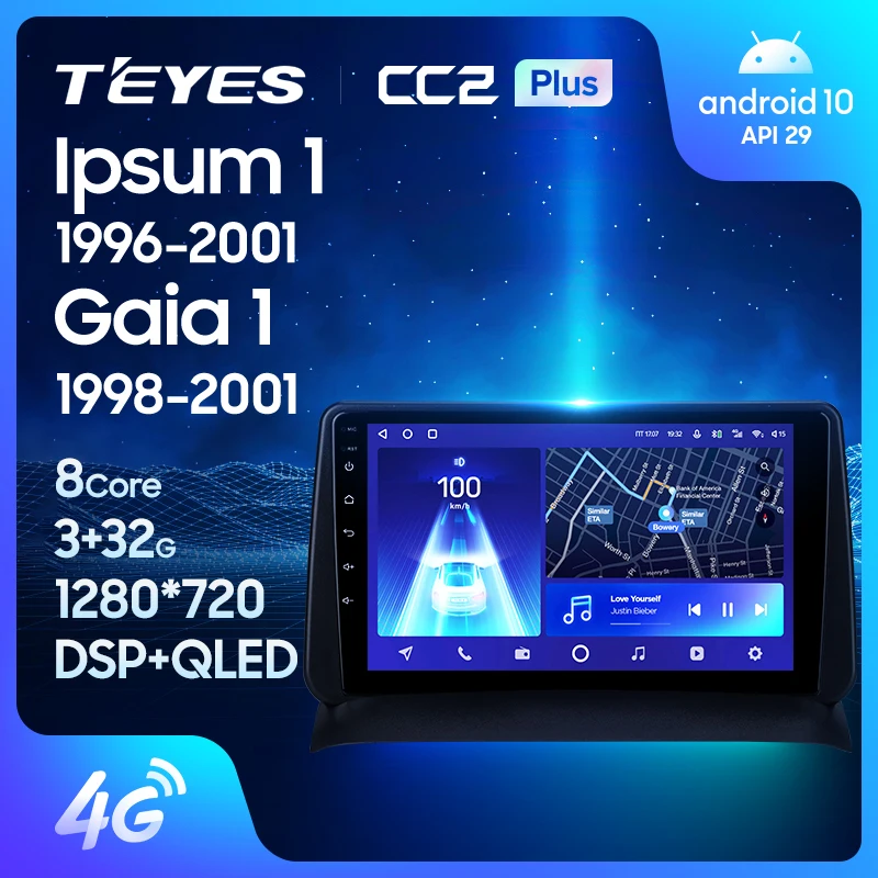 TEYES CC2 Plus For Toyota Ipsum 1 SXM10 1996 - 2001 Gaia 1 XM10 1998 - 2001 Car Radio Multimedia Video Player Navigation GPS Android No 2din 2 din dvd