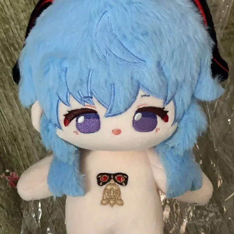 Anime Genshin Impact Ganyu 20CM atributo chica juguetes  peluche estudiante muñeco  peluche Adorable delicada peluda regalo