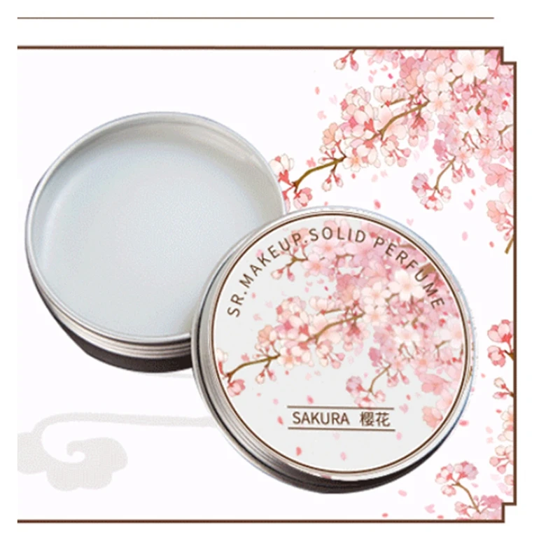 5 Pcs Women Solid Perfume Portable Solid Balm Long-Lasting Fragrances Elegant Female Solid Perfumes