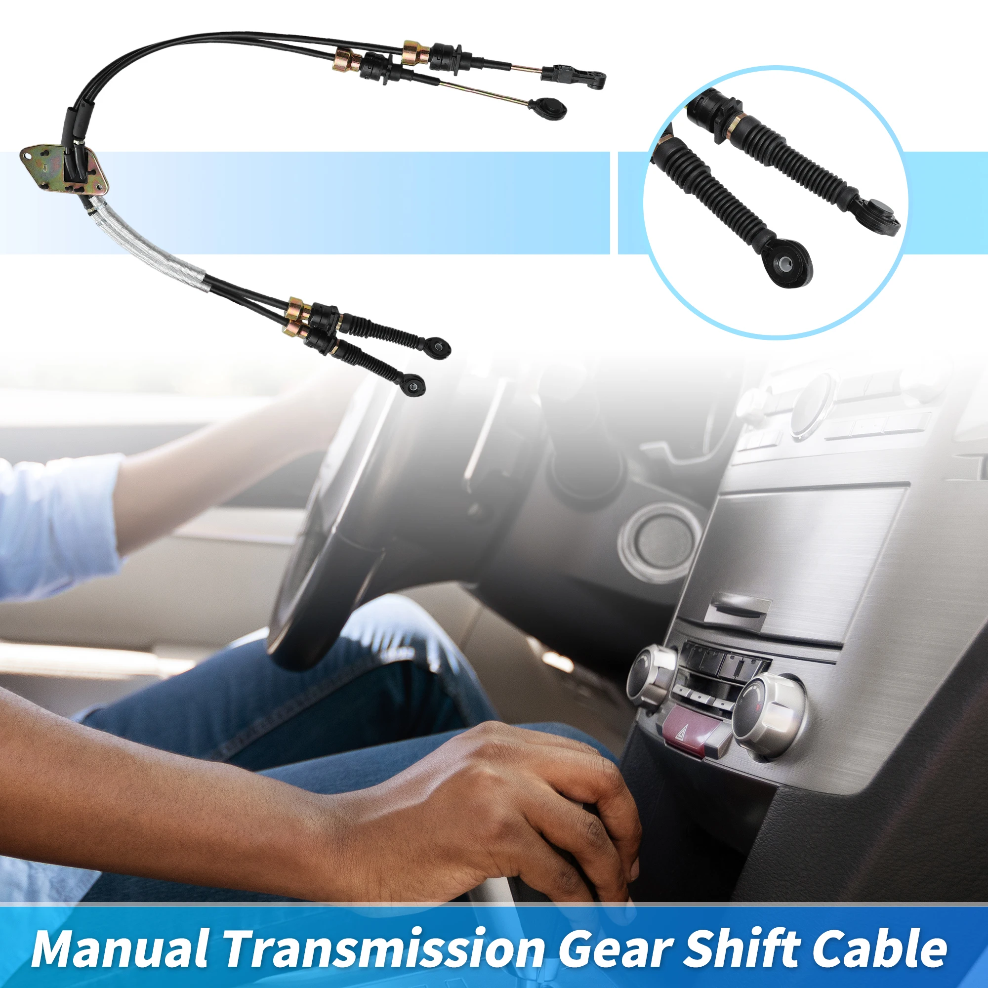 

Motoforti No.GK2C46500L Manual Transmission Gear Shifter Cable for Mazda 6 S/i 2003-2008