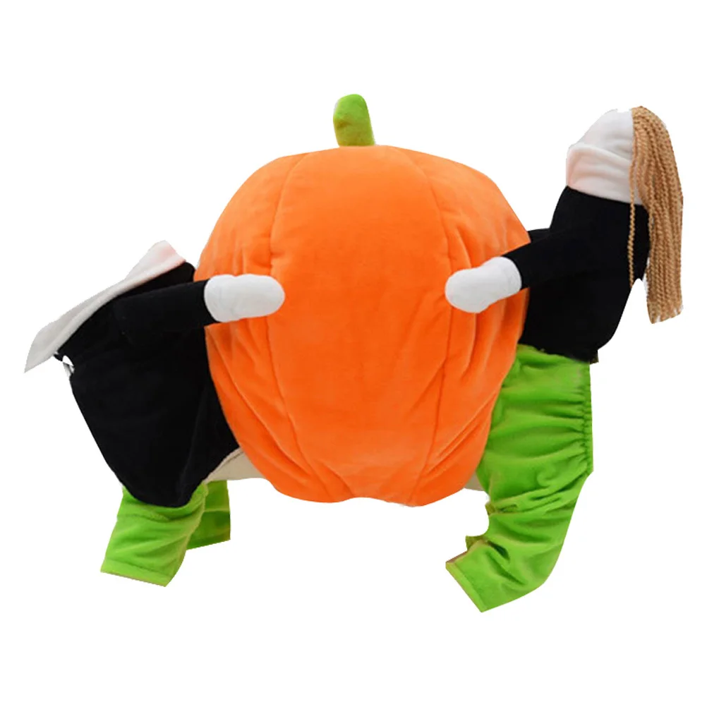 

Pumpkin Costume For Dogs, Dog Halloween Costume Size S, Cute Pet Puppy Outfit For Halloween Party, Dog Clothes