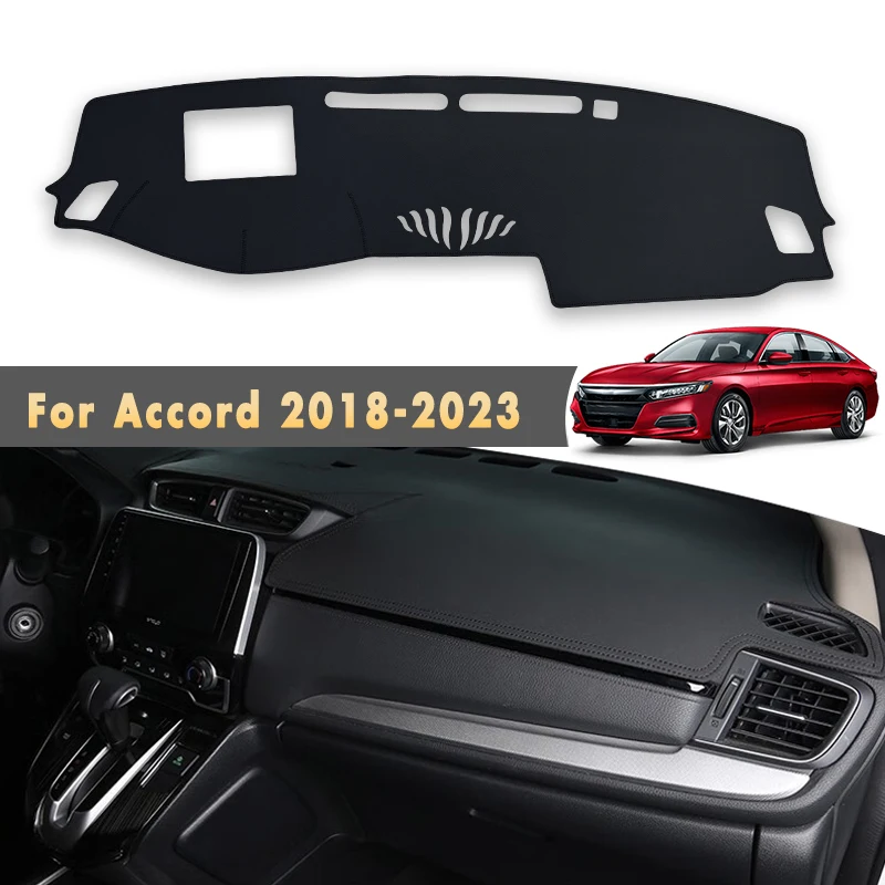 

Чехлы на приборную панель автомобиля для Honda Accord 2023 2022 2021 2020 2019 2018, автомобильный козырек от солнца, аксессуары для панели автомобилей
