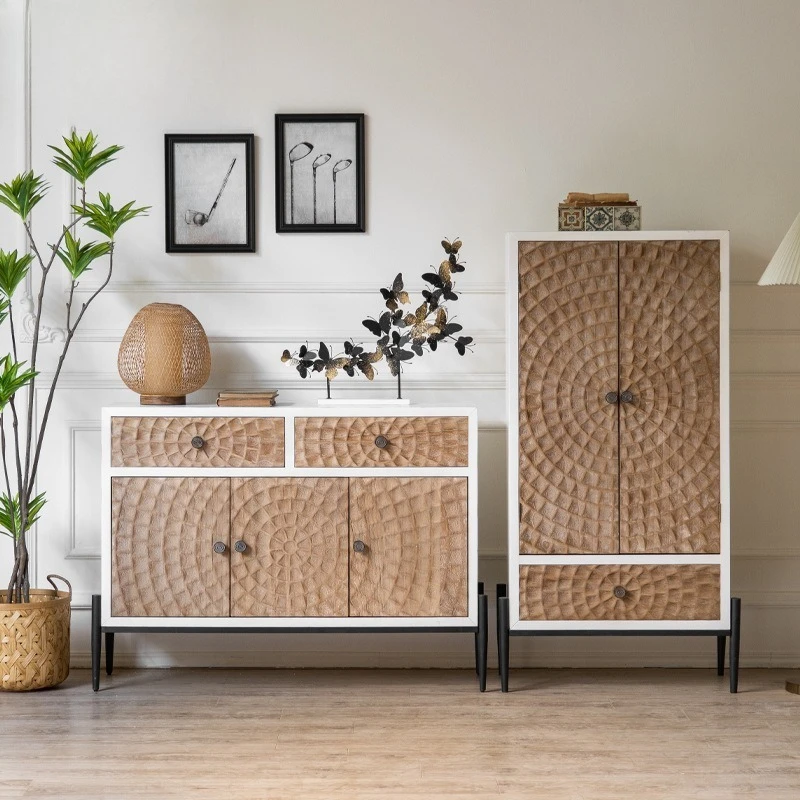 American personalized creative integrated cabinet, hotel lobby medieval coffee table