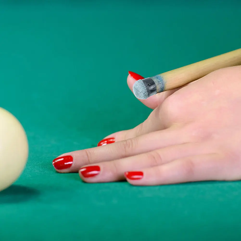 

50Pcs Pool Cue Tips Replacement Kit Billiard Accessories for Solid Hit and Precise Control Ideal for Beginners