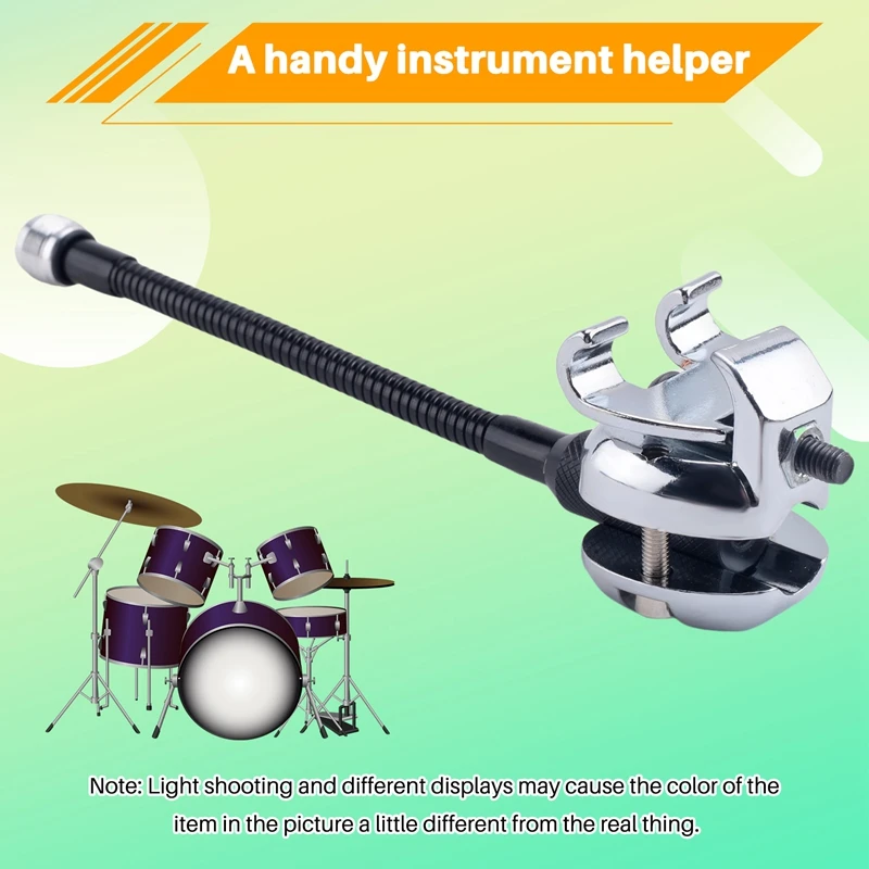 Drum Microphone Stand Pressing Ring Microphone Holder With Gooseneck Drum Accessories