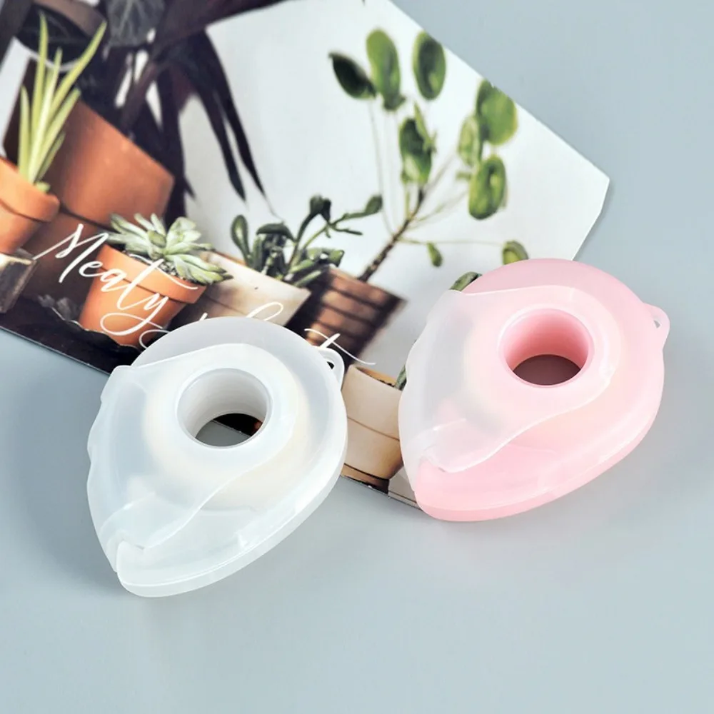 1PC Tape Cutter Plastic Tape Dispenser Oval Eyelash Tape Holder Eyelash Tape Cutter  Eyelash Extension Tape Holder Dispenser,
