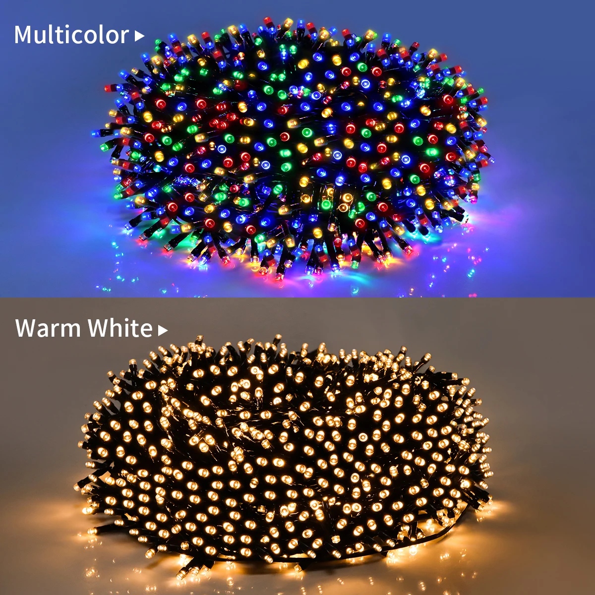 10m/20m/30m LED Christmas  String Lights Outdoor Waterproof 8 Modes Fairy Light Waterproof For Wedding Party Christmas Decor