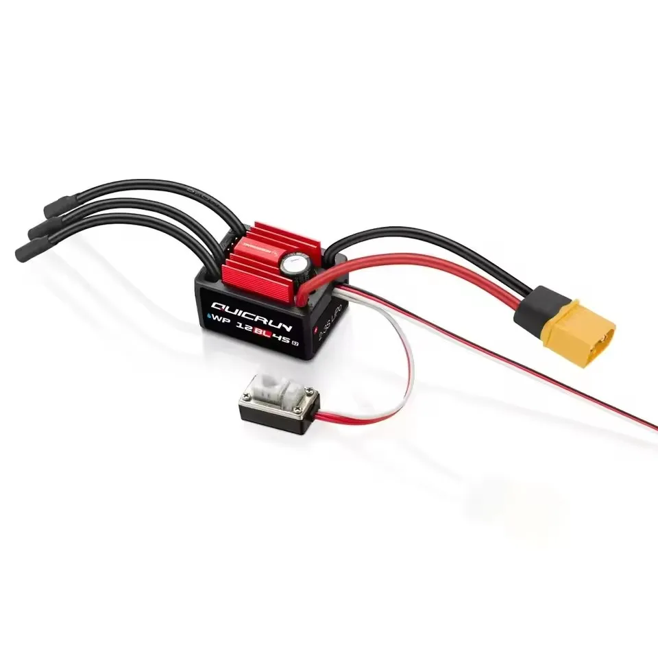 HobbyWing QuicRun WP 12BL45 G2 45A ESC 및 G2 브러시리스 센서 모터 – 1/12 및 1/14 RC용 2840SL 4700KV, 2850SL 3400KV/4700KV