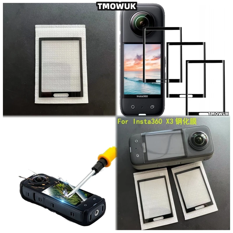 

Anti - Scratch PMMA Screen Film For Insta360 X3 X4 X5 GPS Flexible Full Cover 3D Curved Protection