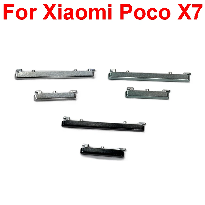 

Боковая кнопка включения и выключения громкости для Xiaomi Poco x7 Poco x7 Pro, боковая кнопка включения и выключения, гибкий кабель, запасные части