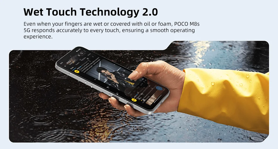 POCO M8s 5G Smartphone Global Version Snapdragon 6s Gen 3 6.9" 144Hz DotDisplay 50MP 7000mAh 33W Fast Chargin NFC