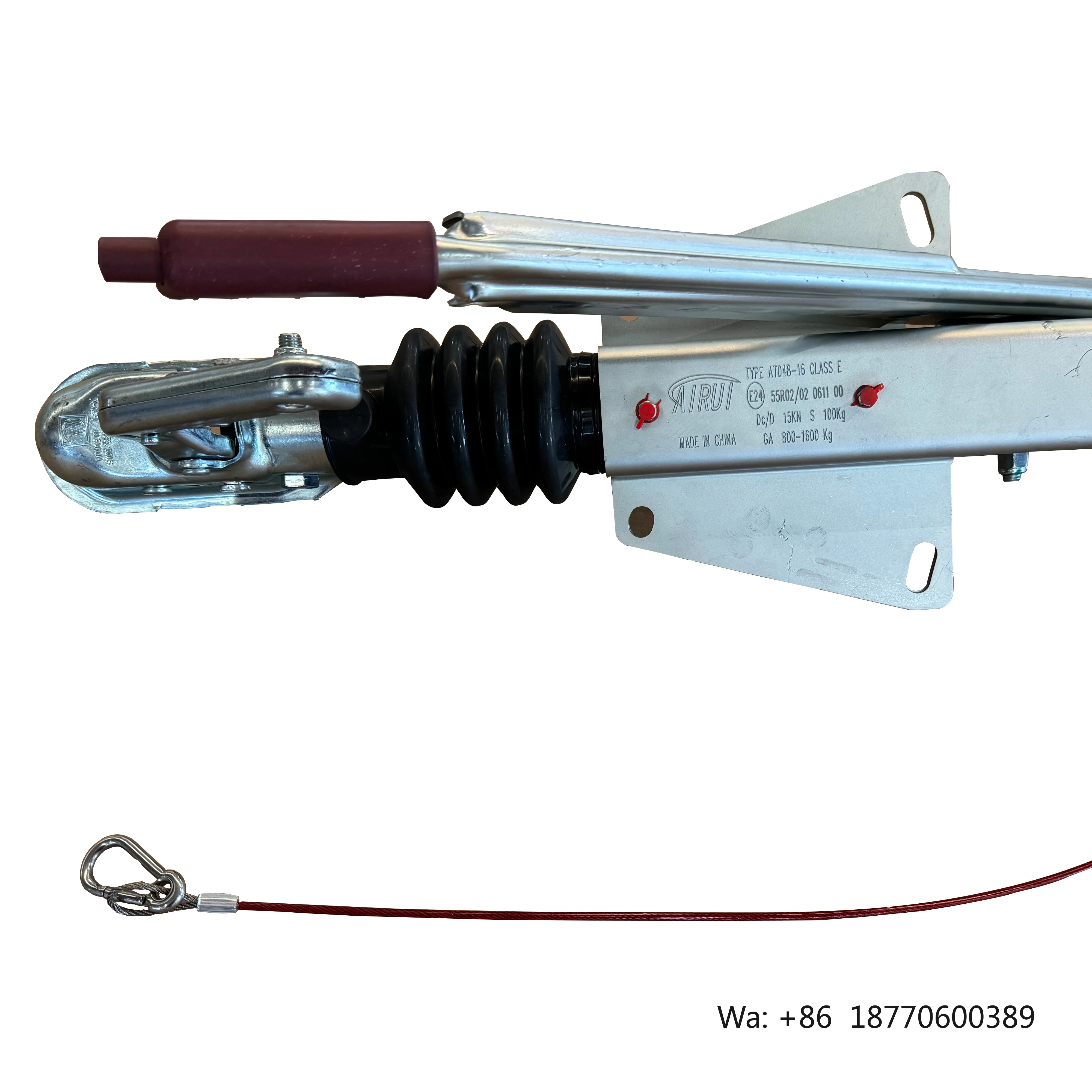 Impact Brake Trailer Connector Cast Steel RV Yacht Trailer Hydraulic Impact Brake Handbrake Accessories
