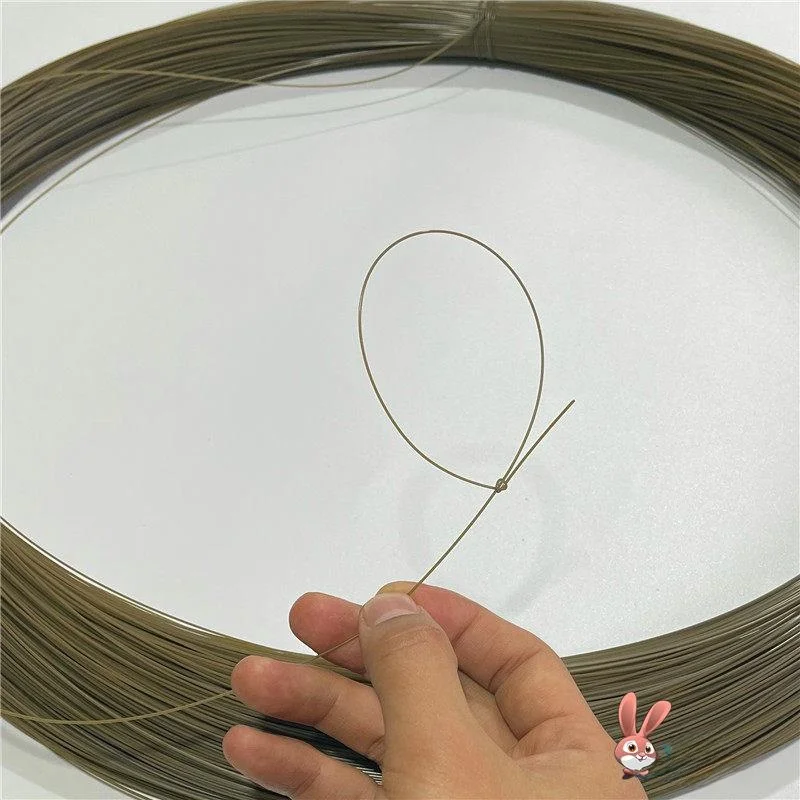 

Прочная нейлоновая одинарная плетеная леска, неотражающая света, для скрытого привязывания крючков, цвета соломенно-желтый, для путешествий и хранения.