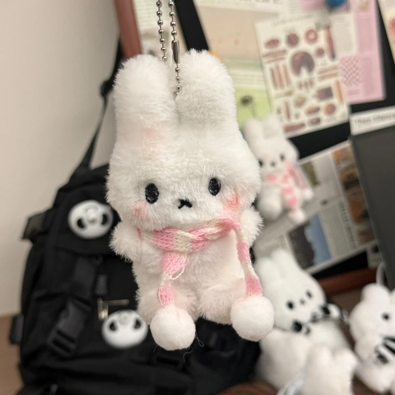 New Miffy rabbit key chain high color value cute doll doll shape creative girl heart exquisite sweet schoolbag car pendant gift view 4