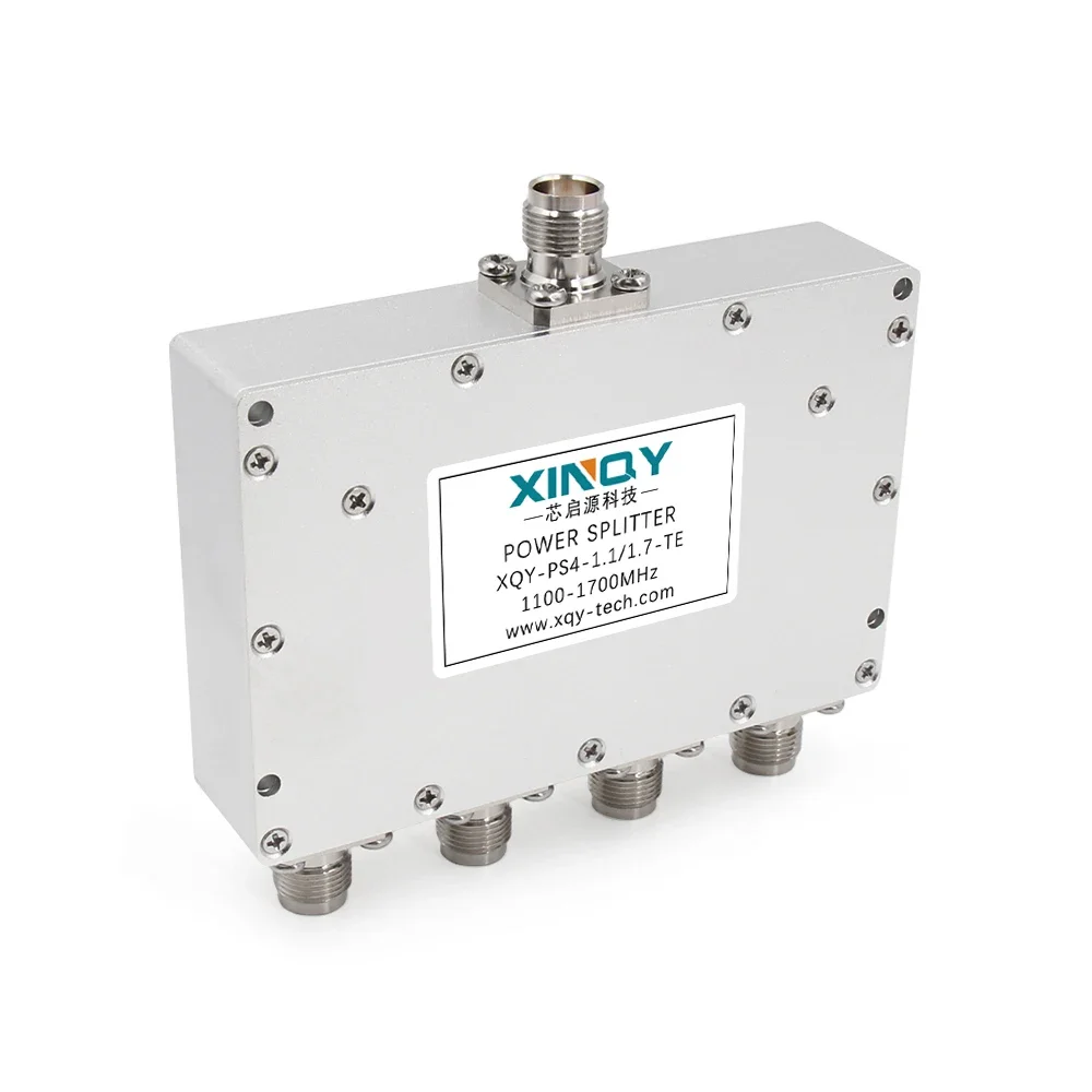 XINQY TNC DC Isolation Power Splitter Microstrip 1100~1700 MHz with TNC Power Divider Model XQY-PS4-1.1/1.7-TE Guangdong