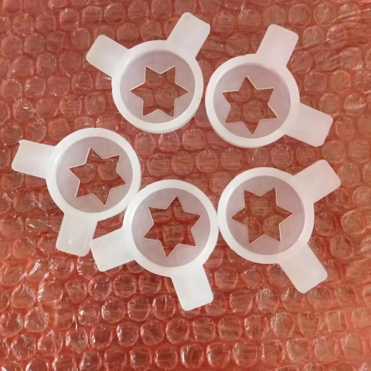 5PCS for Donper ice cream machine accessories ice cream machine outlet flower nozzle ice cream hexagonal star modeling cap