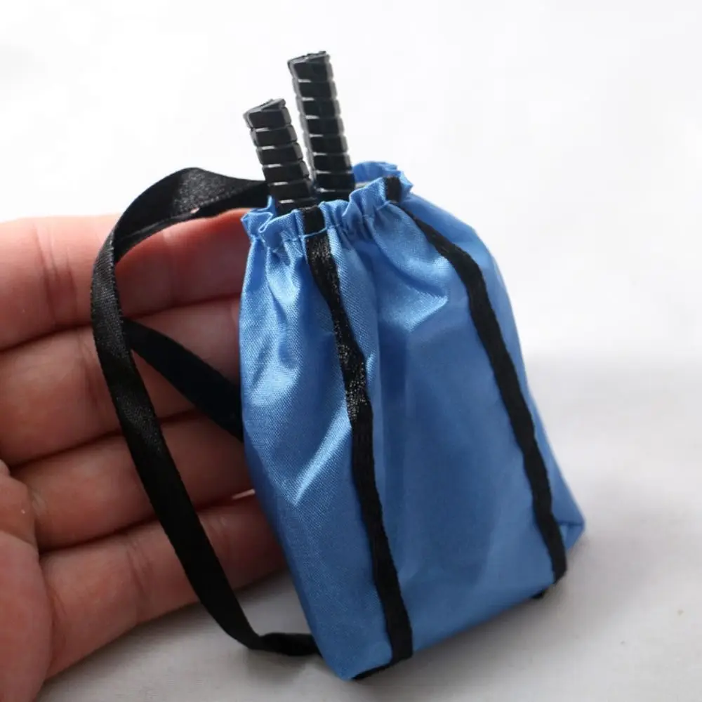 Mini kits de raquete de tênis diy casa de bonecas simulação tênis acessórios para casa de bonecas acessórios diy 1/6/1/12