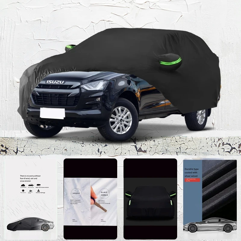 For Isuzu-Lingtuo Auto Anti snow Anti dust Anti-uv Anti peeling paint And Anti Rainwater 210t car cover Car cover protection