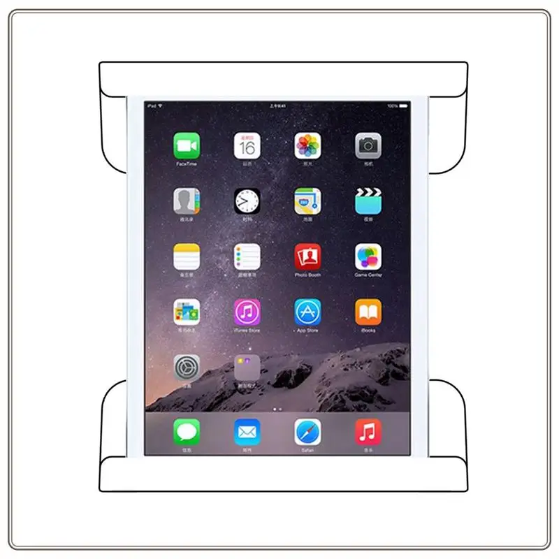Reliable-Tablet Wall Mount Fixed By Adhesive Or Screw Adhesive Tablet Stand For Samsung/Kindle/E-Reader,Tablet Wall Mount Fixed