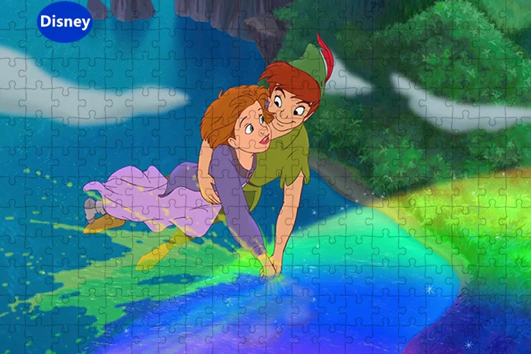 Wandering Diary Flying Naughty Little Boy Peter Pan Cartoon 1000-Piece Jigsaw Puzzle Handmade Game Educational