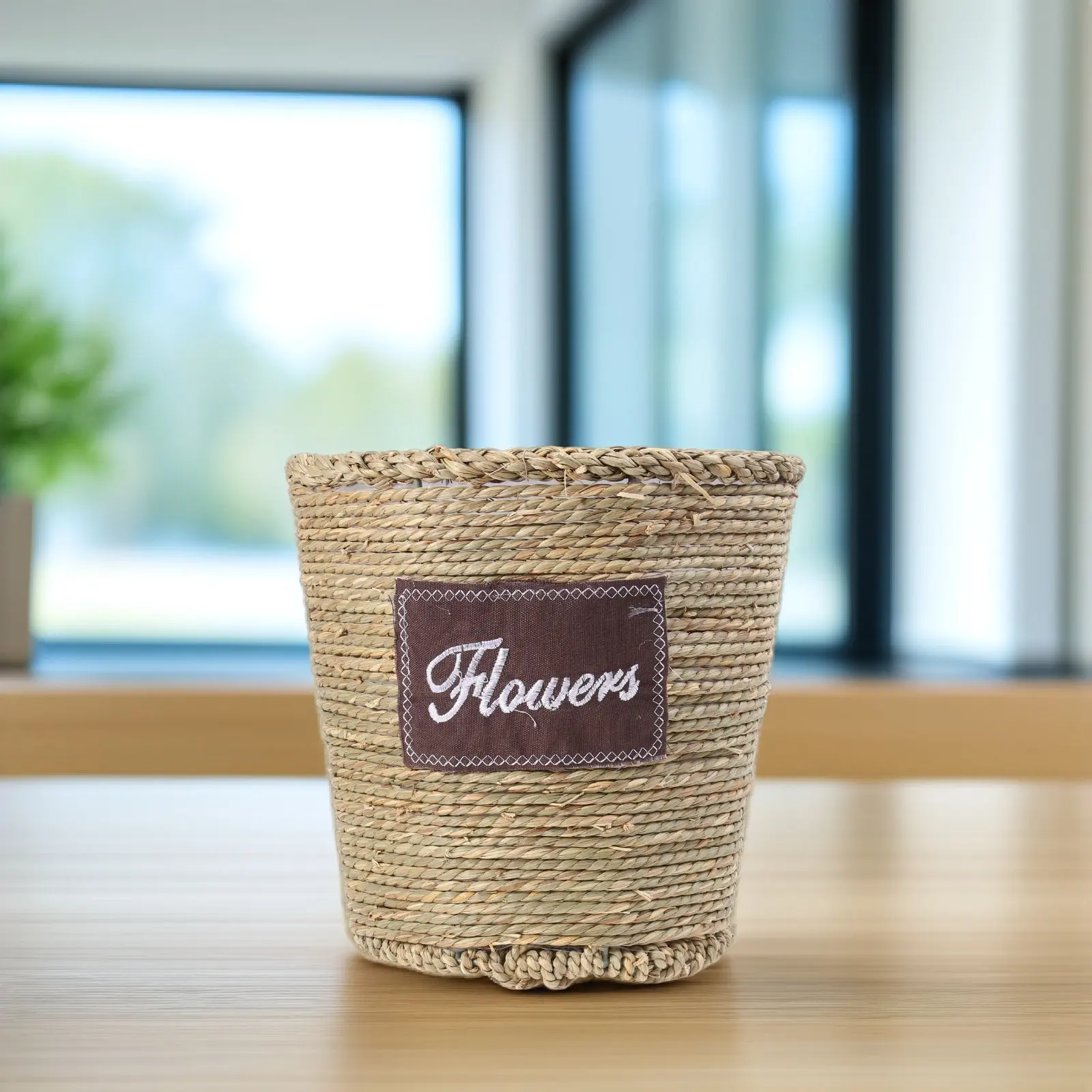 Large Vine Rattan Flowerpot Durable Creative Straw Plaited Knit Flowerpot Suitable for Flowers Plants Home Decor