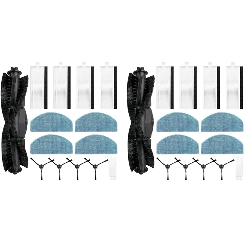 2x ערכת אביזר עבור tikom G8000, pro g8000 pro, עבור honiture g20, עבור הזחל evol 3 חלקי ואקום רובוט