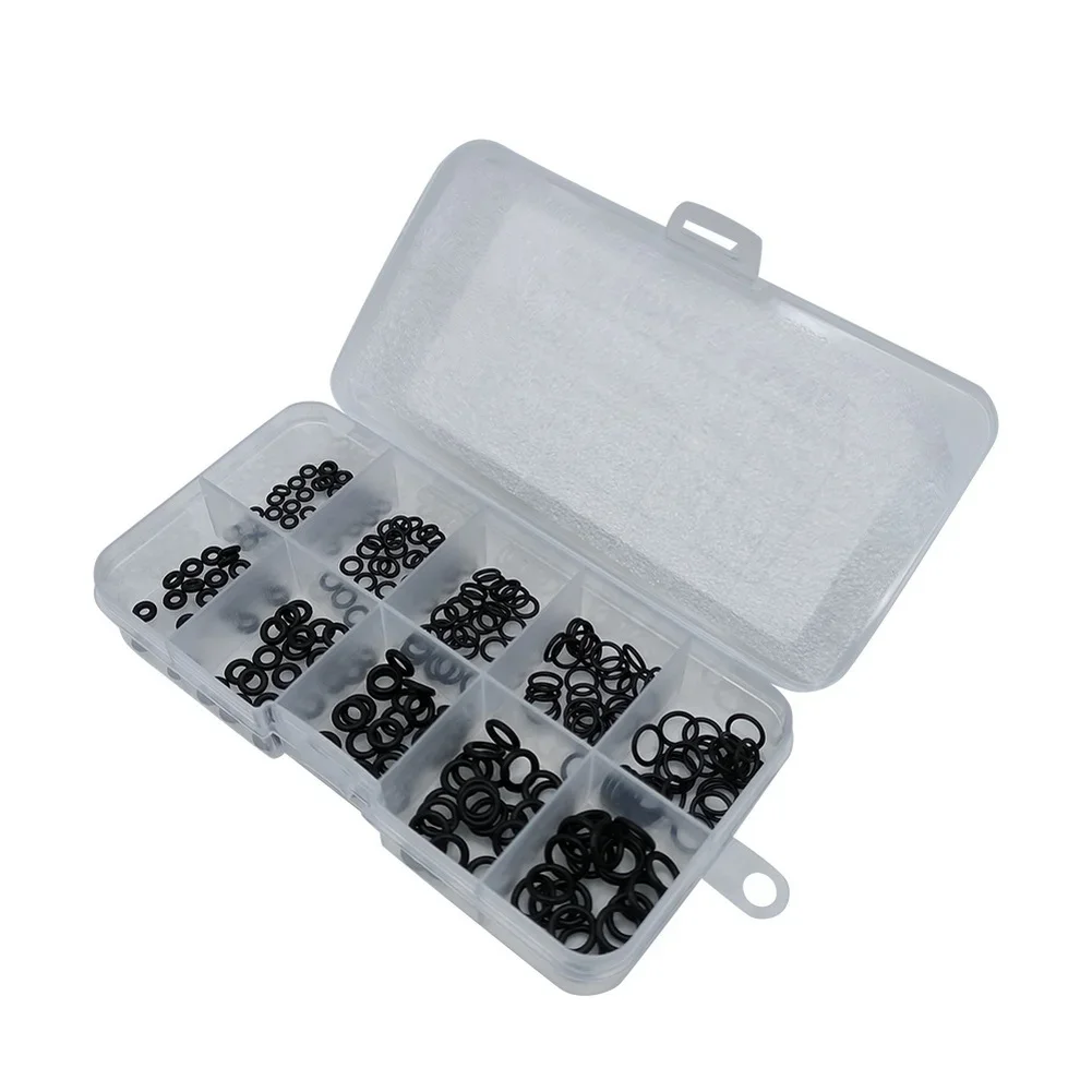 250PCS Nitrile Sealing Ring Kit With 10 Standard Sizes For Mechanical Assembly Repair And Leak Prevention Tasks