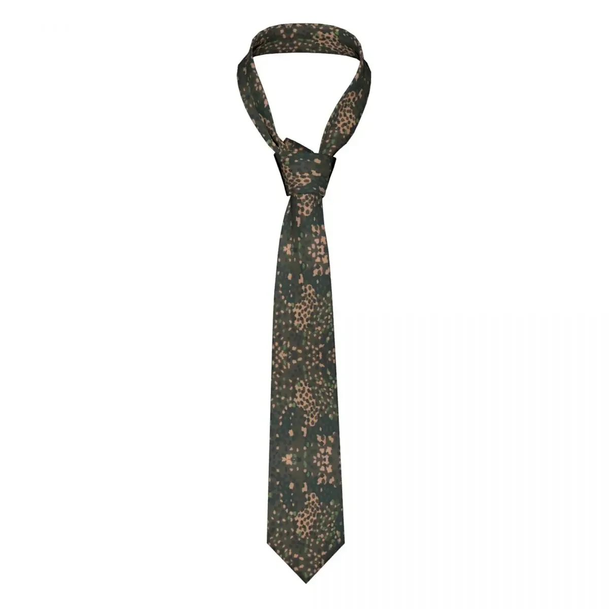 Fashion Erbsenmuster Pea Dot German Camo Necktie Men Custom Silk Military Camouflage Party Neck Ties