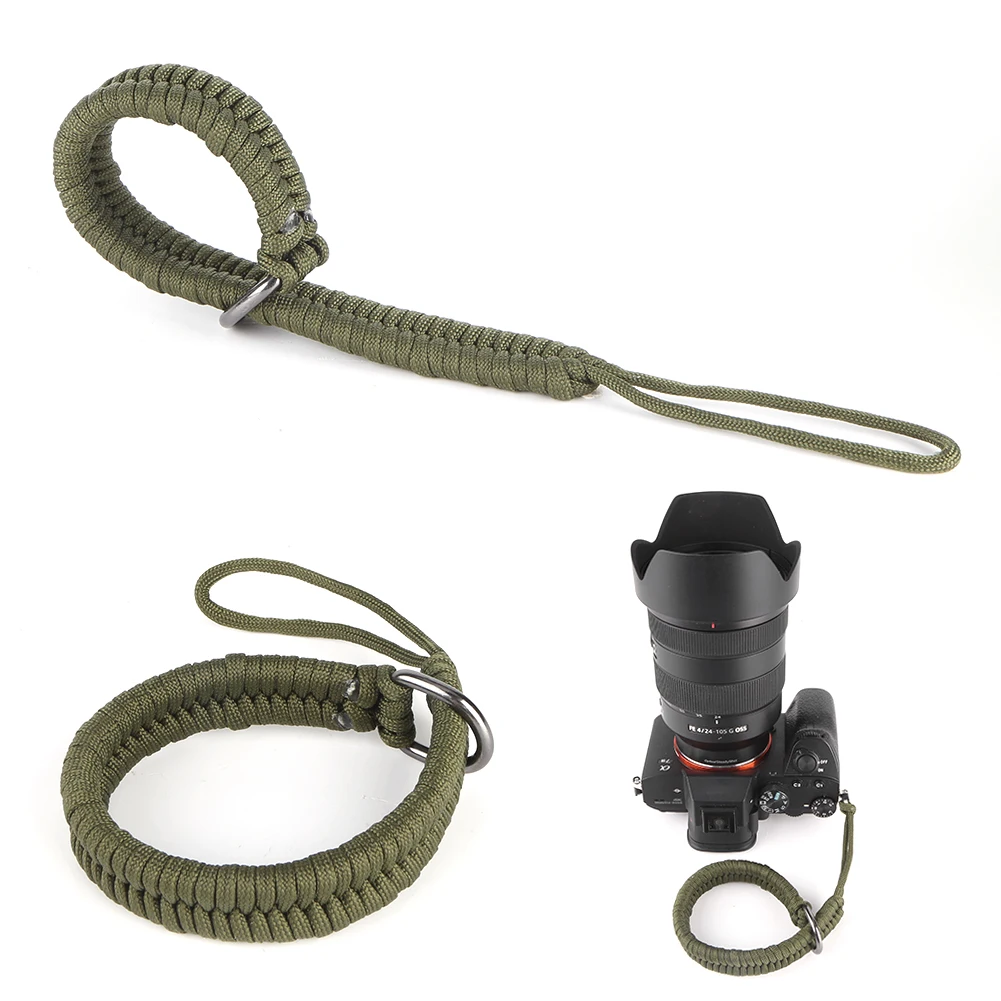 Handgefertigtes gewebtes Kamera-Handschlaufe, Ouick Release-Handgelenkband, verstellbares Kameragurt für Canon, Nikon, Sony, Fuji, Leica, Olympus