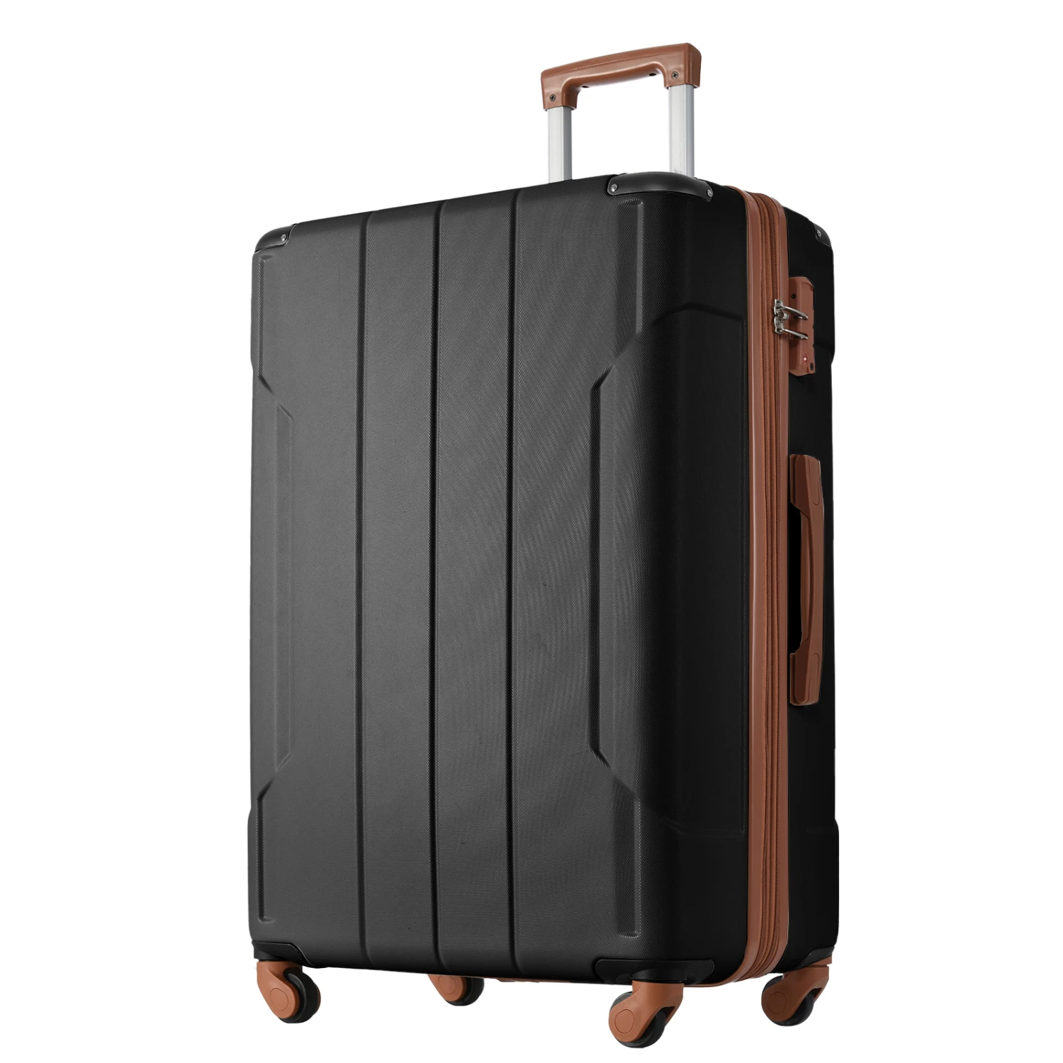 Hardshell Luggage Spinner Suitcase with TSA Lock Lightweight Expandable 24'' (Single Luggage)