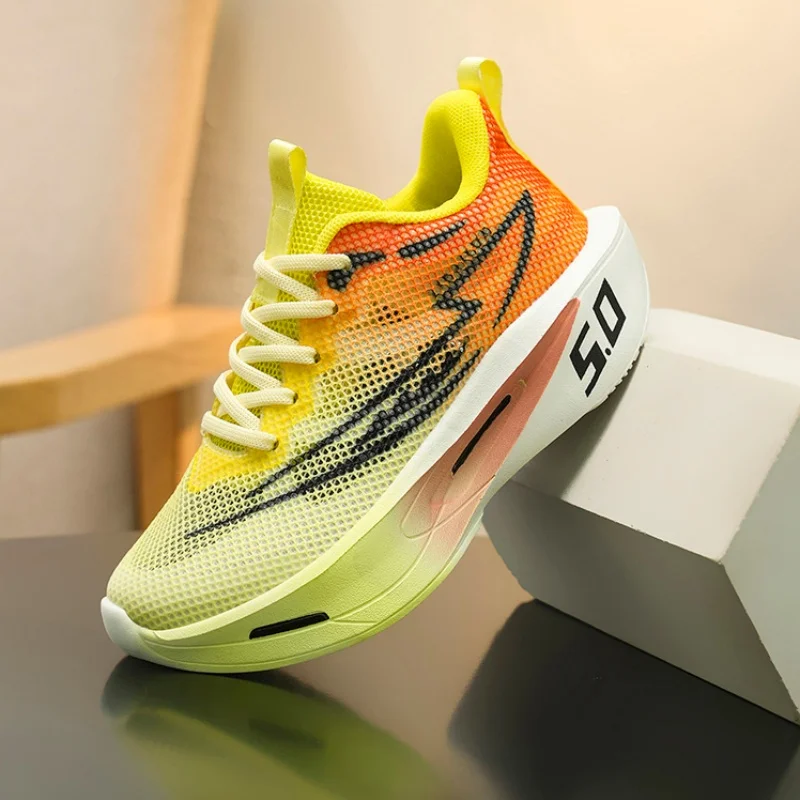 Single Net Kinderschuhe, Sportschuhe für Jungen, atmungsaktive Laufschuhe für Mädchen und Outdoor-Basketballschuhe im Sommer